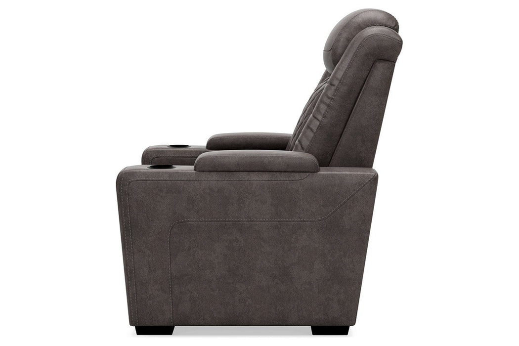 HyllMont Gray Recliner - 9300313 - Gate Furniture