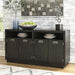 Hyndell Dark Brown Dining Server - D731-60 - Gate Furniture