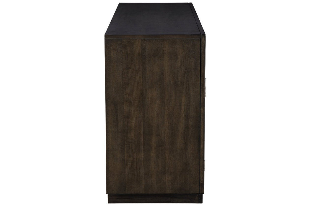 Hyndell Dark Brown Dining Server - D731-60 - Gate Furniture