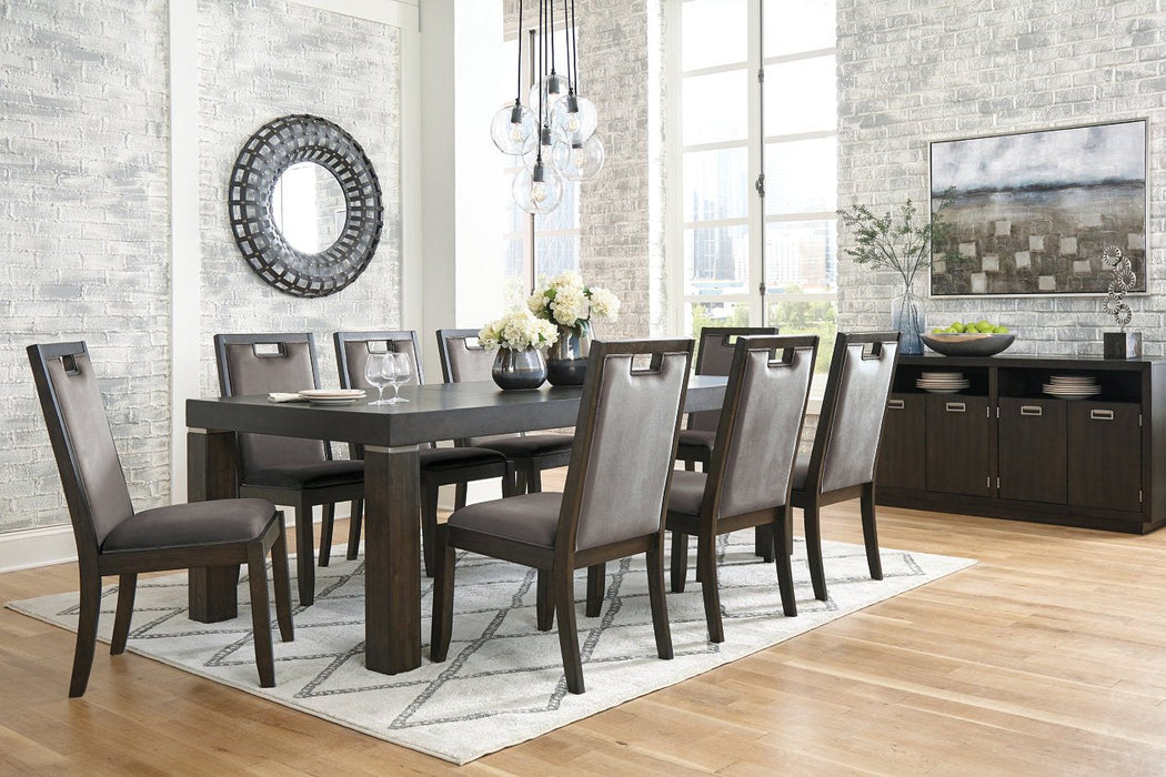 Hyndell Dark Brown Dining Server - D731-60 - Gate Furniture