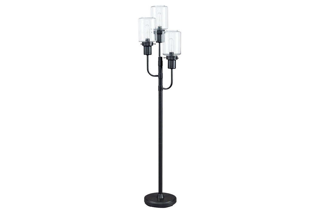 Jaak Bronze Finish Floor Lamp - L207171 - Gate Furniture