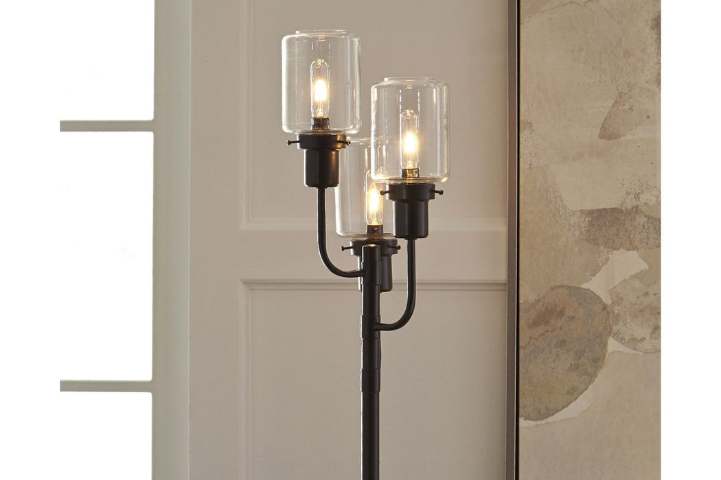 Jaak Bronze Finish Floor Lamp - L207171 - Gate Furniture