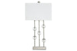 Jaala Clear/Silver Finish Table Lamp - L428064 - Gate Furniture