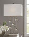Jaala Clear/Silver Finish Table Lamp - L428064 - Gate Furniture