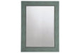 Jacee Antique Teal Accent Mirror - A8010220 - Gate Furniture