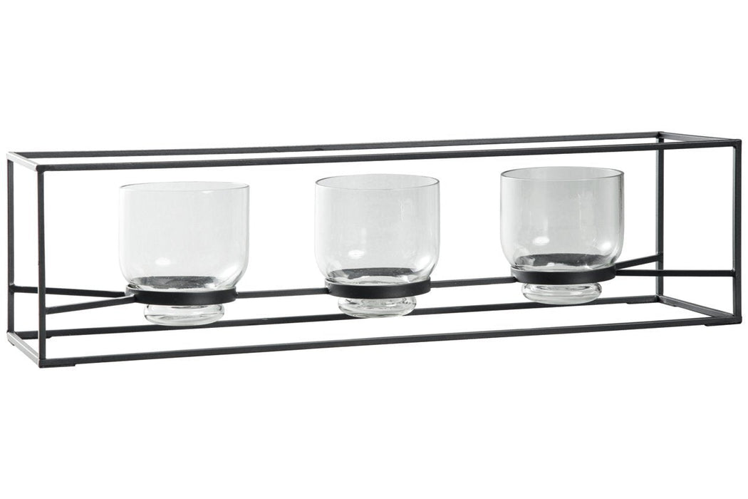 Jadyn Black Candle Holder - A2000108 - Gate Furniture