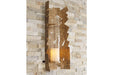 Jailene Antique Gold Wall Sconce - A8010187 - Gate Furniture