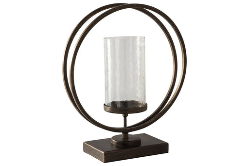 Jalal Antique Gold Finish Candle Holder - A2000370 - Gate Furniture