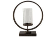 Jalal Antique Gold Finish Candle Holder - A2000370 - Gate Furniture