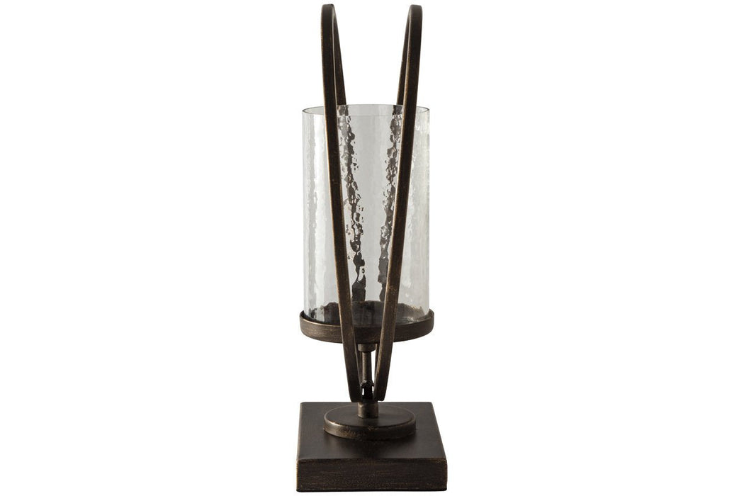Jalal Antique Gold Finish Candle Holder - A2000370 - Gate Furniture
