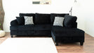 Jamba Black Sectional - Gate Furniture