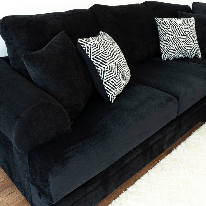 Jamba Black Sectional - Gate Furniture
