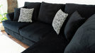 Jamba Black Sectional - Gate Furniture