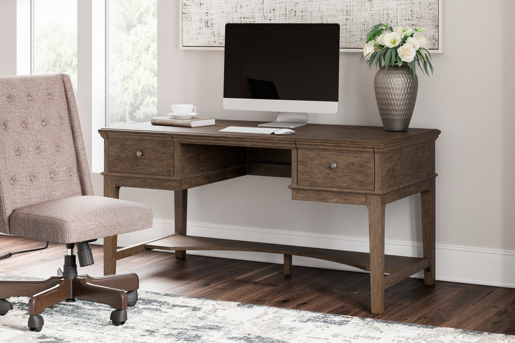 Janismore Home Office Storage Leg Desk - H776-26 - In Stock Furniture