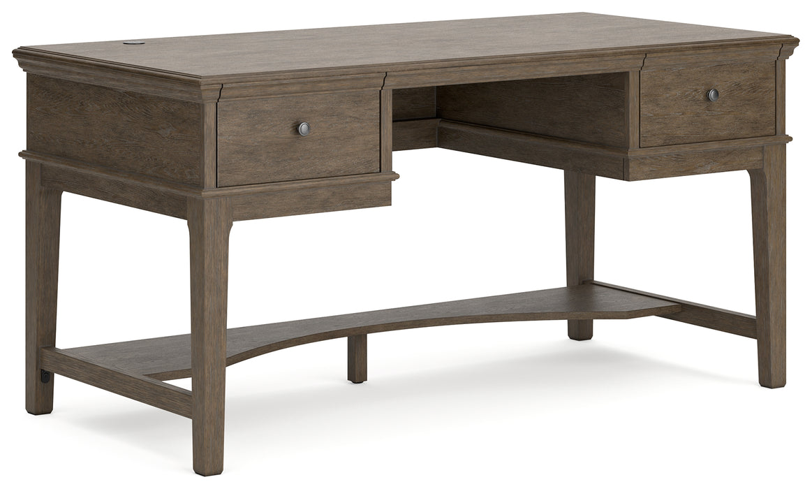 Janismore Home Office Storage Leg Desk - H776-26 - In Stock Furniture