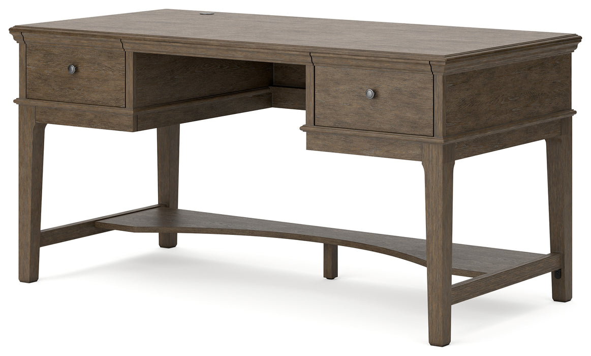 Janismore Home Office Storage Leg Desk - H776-26 - In Stock Furniture