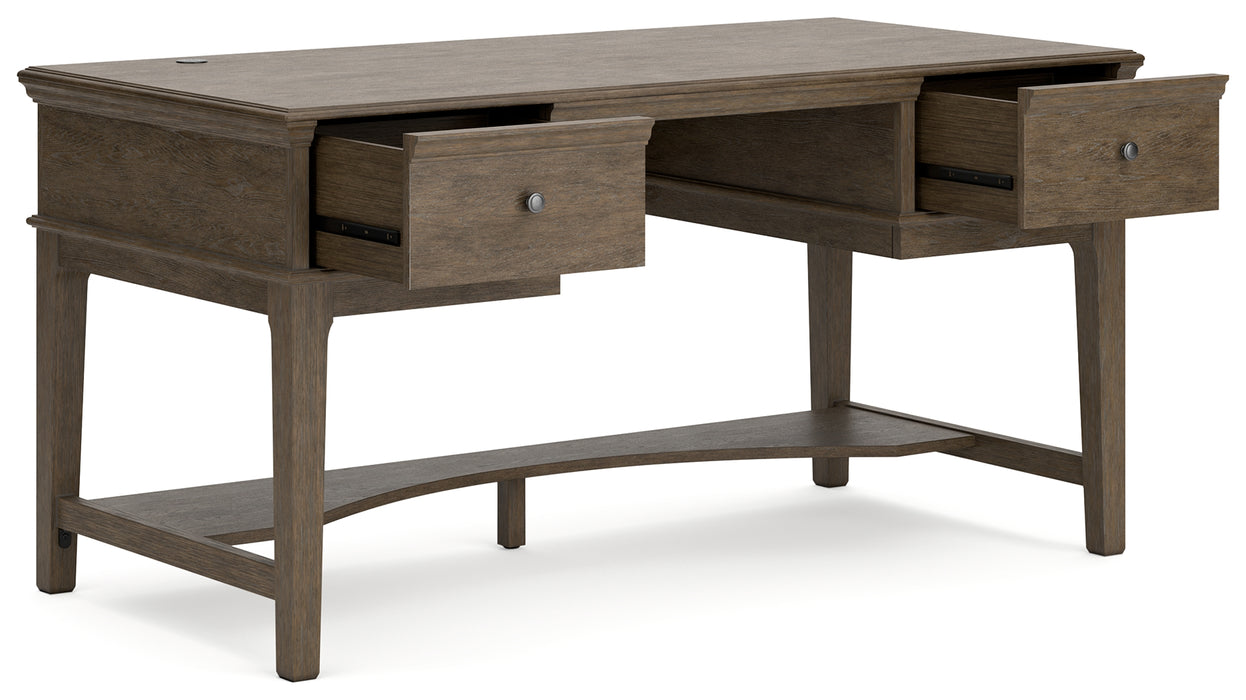 Janismore Home Office Storage Leg Desk - H776-26 - In Stock Furniture