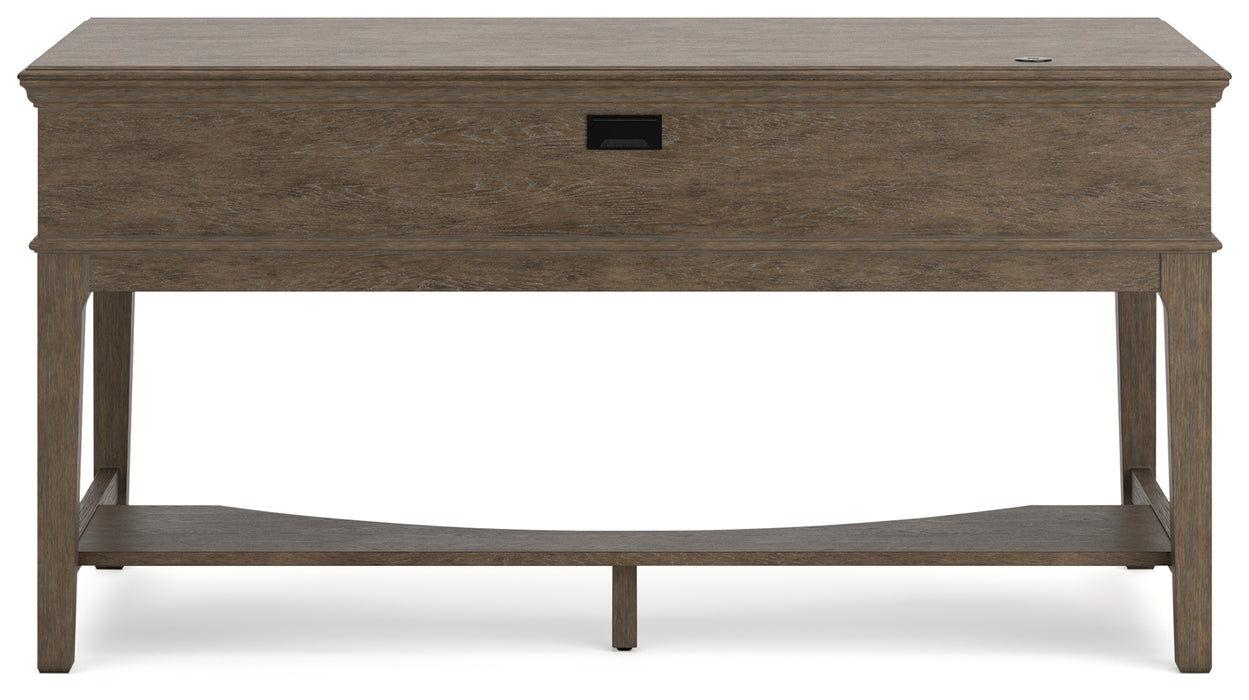 Janismore Home Office Storage Leg Desk - H776-26 - In Stock Furniture