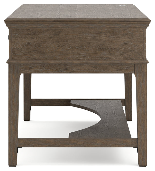 Janismore Home Office Storage Leg Desk - H776-26 - In Stock Furniture