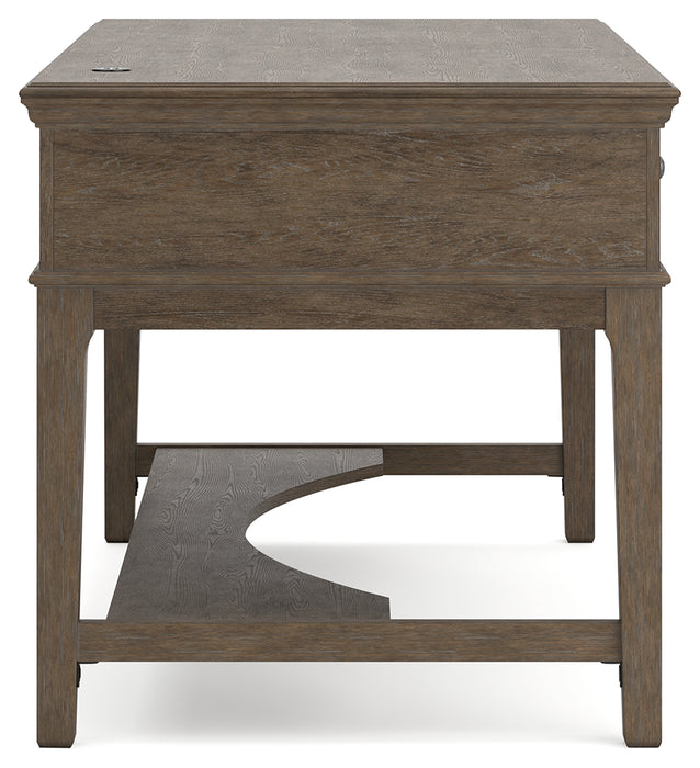 Janismore Home Office Storage Leg Desk - H776-26 - In Stock Furniture