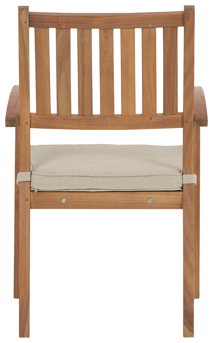 Janiyah Outdoor Dining Arm Chair (Set of 2) - P407-601A - In Stock Furniture