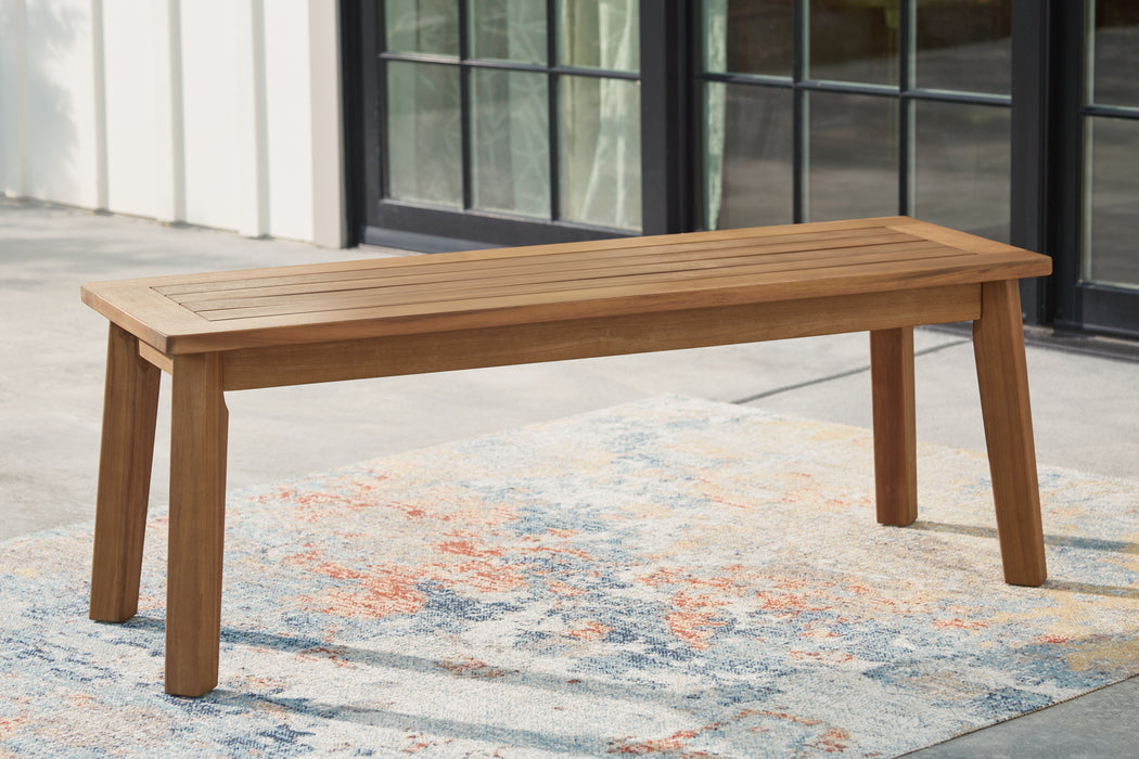 Janiyah Outdoor Dining Bench - P407-600 - In Stock Furniture
