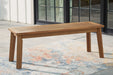 Janiyah Outdoor Dining Bench - P407-600 - In Stock Furniture