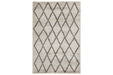 Jarmo Cream/Gray 5' x 7' Rug - R402622 - Gate Furniture