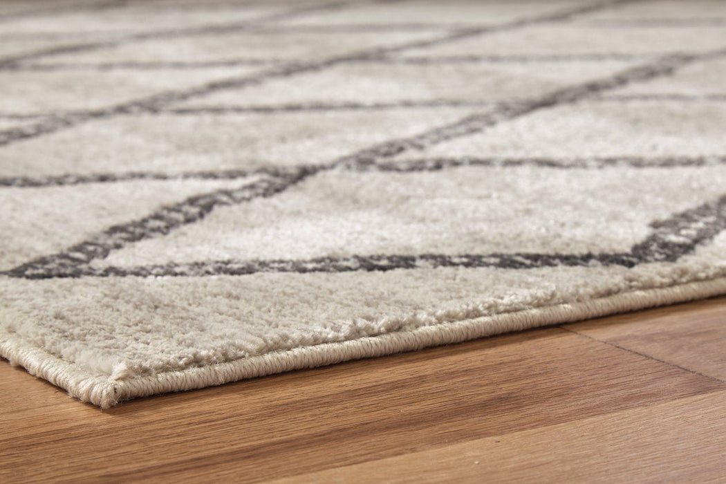 Jarmo Cream/Gray 7'10" x 9'10" Rug - R402621 - Gate Furniture