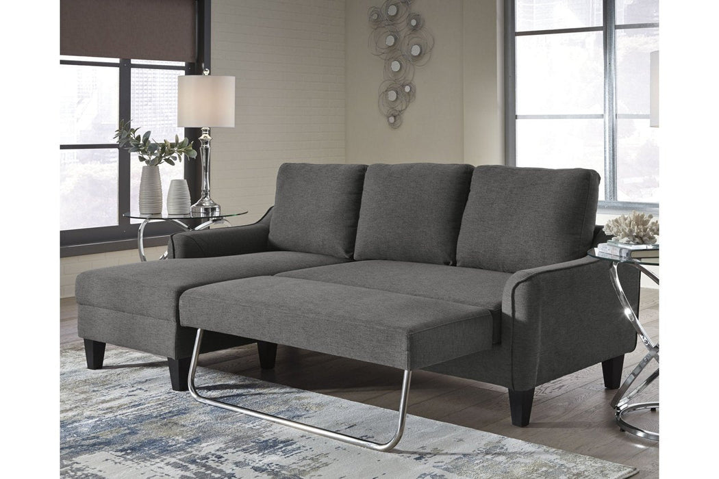 Jarreau Gray Sofa Chaise Sleeper - 1150271 - Gate Furniture
