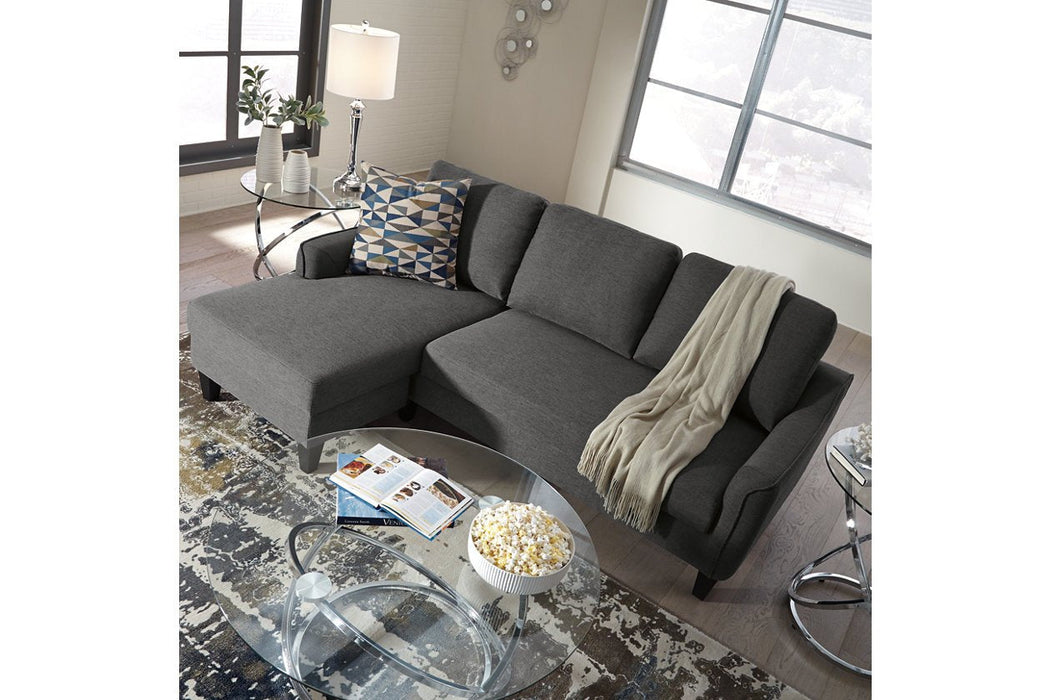 Jarreau Gray Sofa Chaise Sleeper - 1150271 - Gate Furniture
