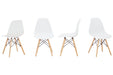 Jaspeni White/Natural Dining Chair - D200-02 - Gate Furniture