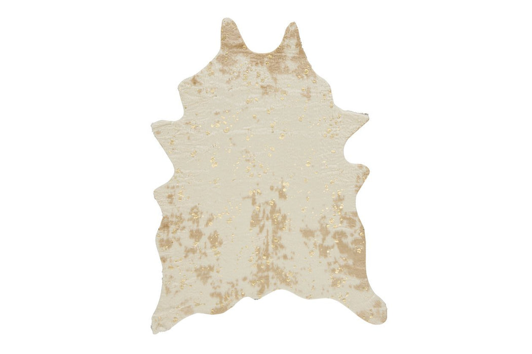 Jaxith Ivory/Tan 5' x 7' Rug - R402112 - Gate Furniture