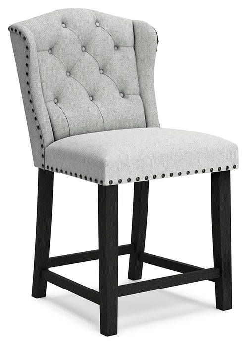 Jeanette Counter Height Bar Stool (Set of 2) - D702-124