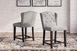 Jeanette Counter Height Bar Stool (Set of 2) - D702-124