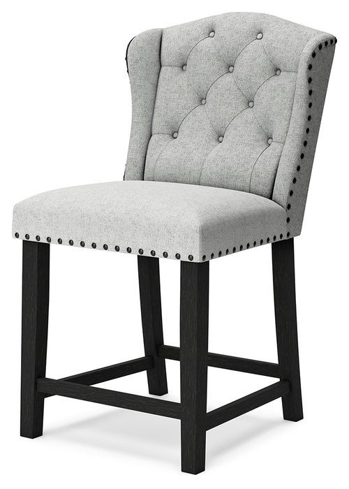 Jeanette Counter Height Bar Stool (Set of 2) - D702-124