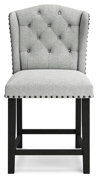 Jeanette Counter Height Bar Stool (Set of 2) - D702-124