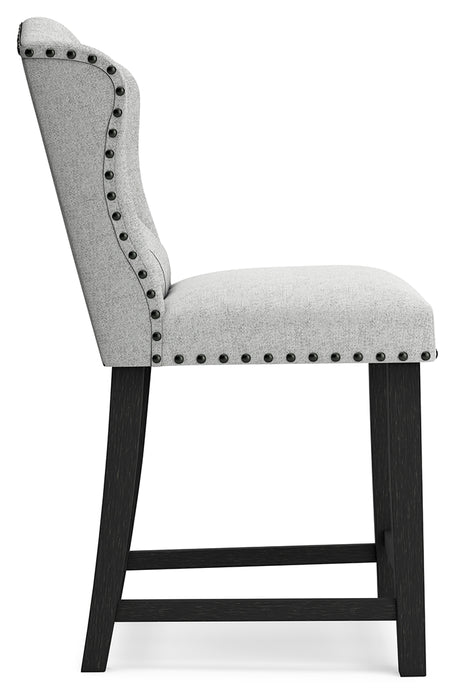Jeanette Counter Height Bar Stool (Set of 2) - D702-124