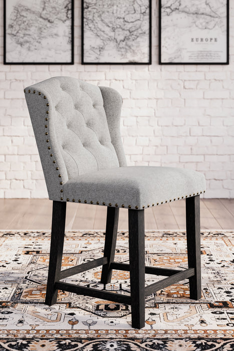 Jeanette Counter Height Bar Stool (Set of 2) - D702-124