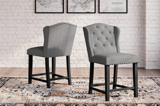 Jeanette Counter Height Bar Stool (Set of 2) - D702-224