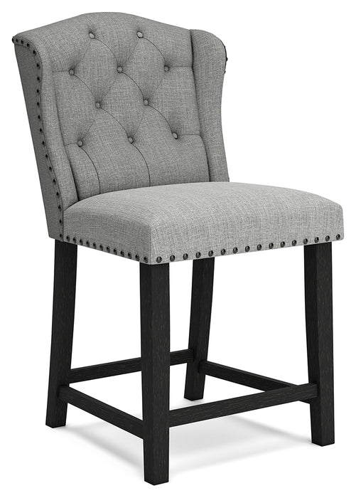Jeanette Counter Height Bar Stool (Set of 2) - D702-224