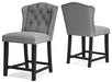 Jeanette Counter Height Bar Stool (Set of 2) - D702-224