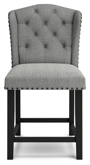 Jeanette Counter Height Bar Stool (Set of 2) - D702-224