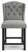 Jeanette Counter Height Bar Stool (Set of 2) - D702-224