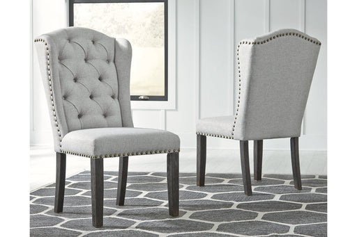 Jeanette Linen Dining Chair (Set of 2) - D702-01 - Gate Furniture
