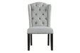 Jeanette Linen Dining Chair (Set of 2) - D702-01 - Gate Furniture