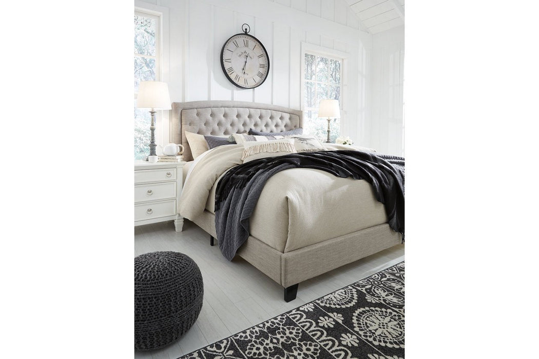 Jerary Gray King Upholstered Bed - B090-782 - Gate Furniture