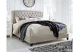Jerary Gray Queen Upholstered Bed - B090-781 - Gate Furniture