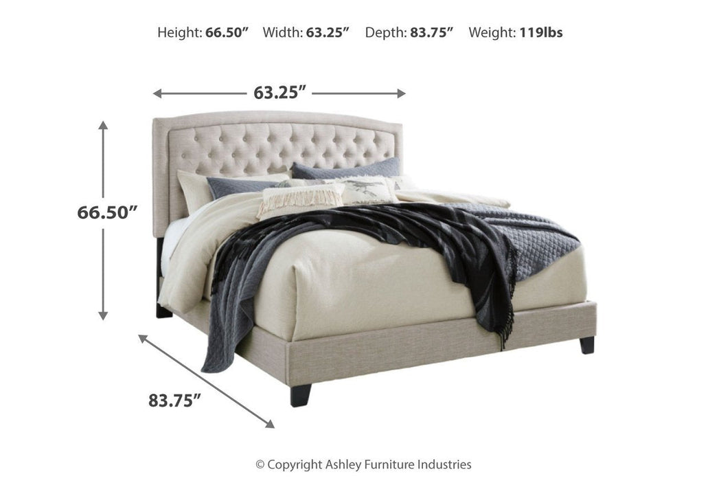 Jerary Gray Queen Upholstered Bed - B090-781 - Gate Furniture