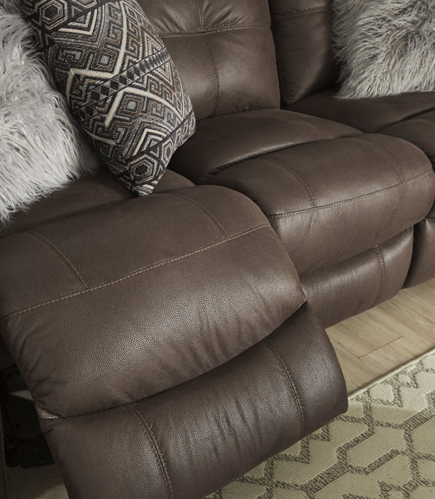 Jesolo Coffee Reclining Living Room Set - Gate Furniture